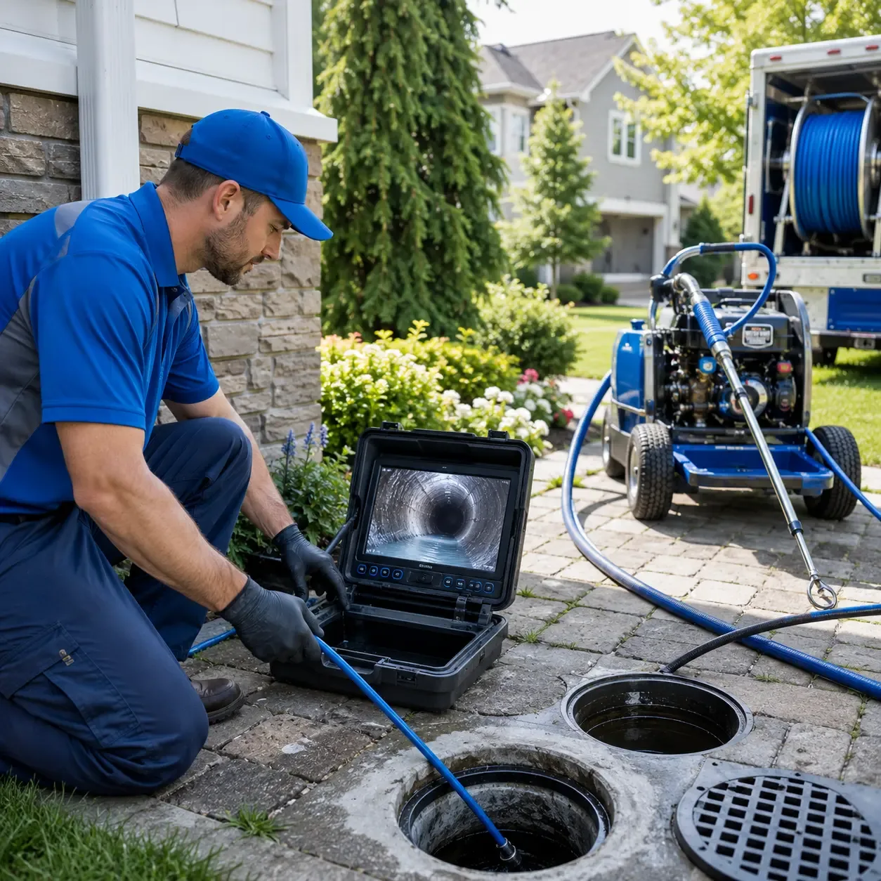Outdoor drain cleaning professionals serving Rome, PA